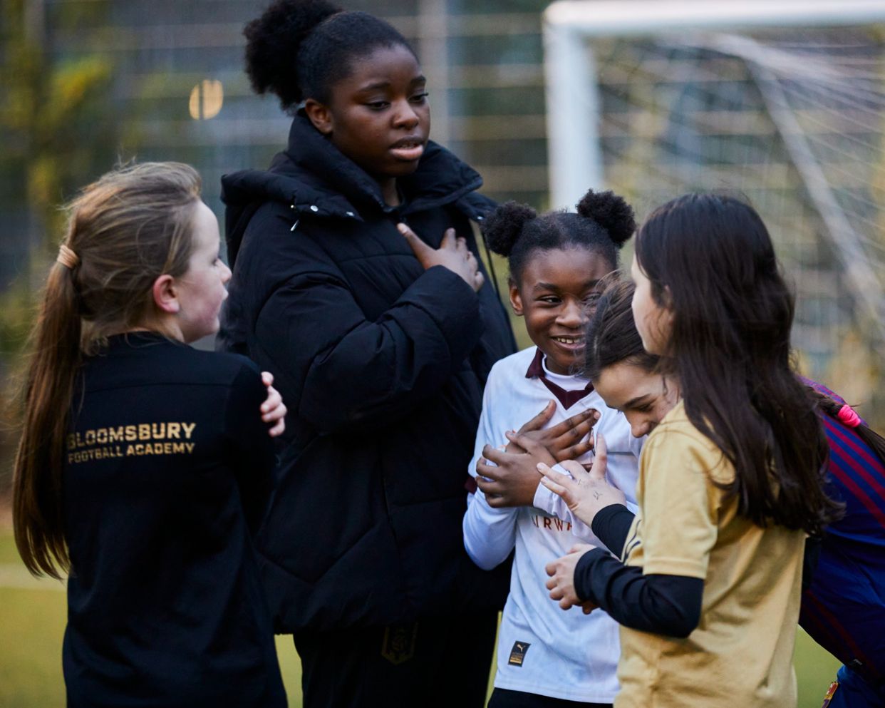 Bloomsbury Football Foundation players on pitch