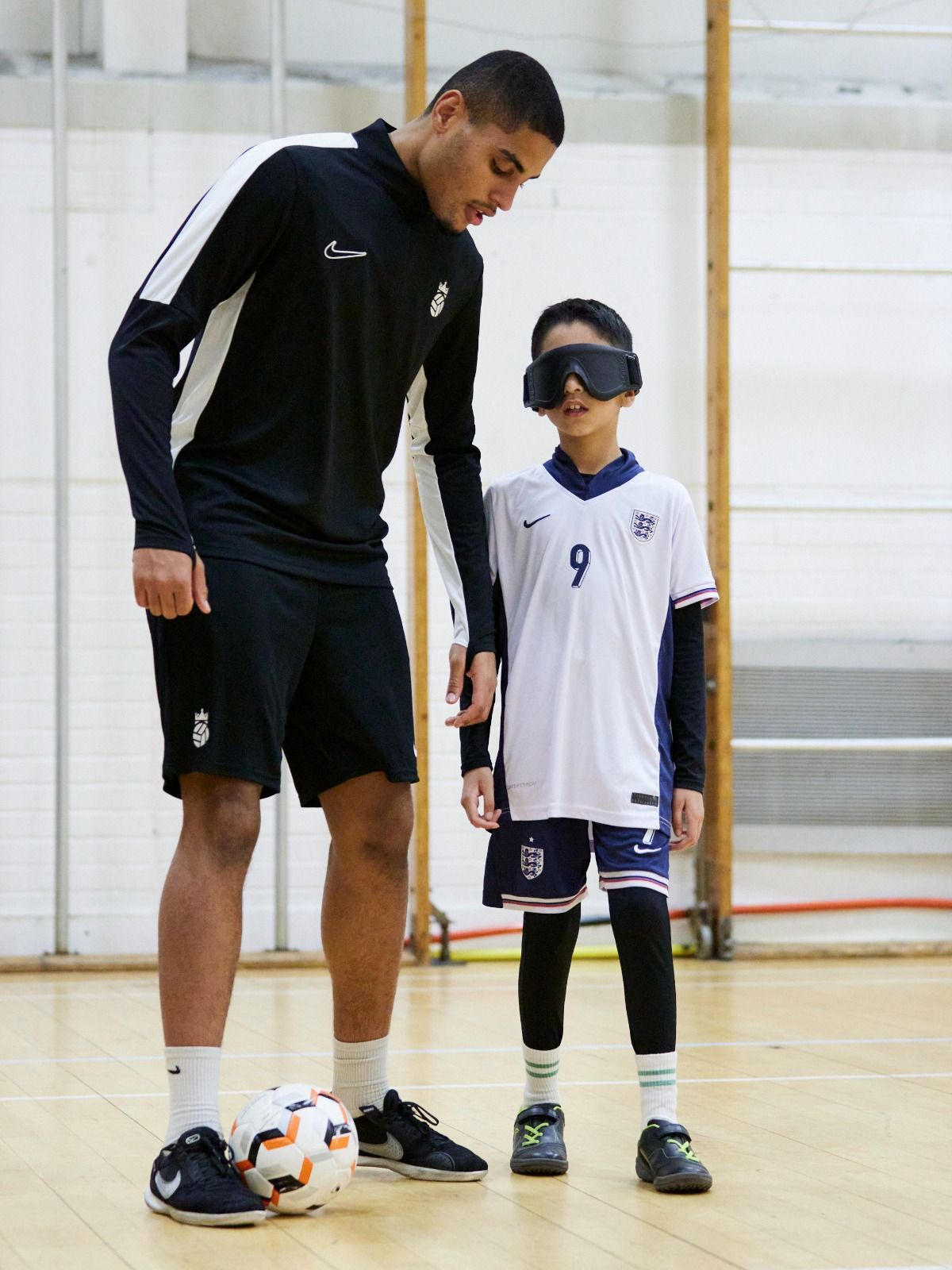 Bloomsbury Football Foundation blind football player and coach